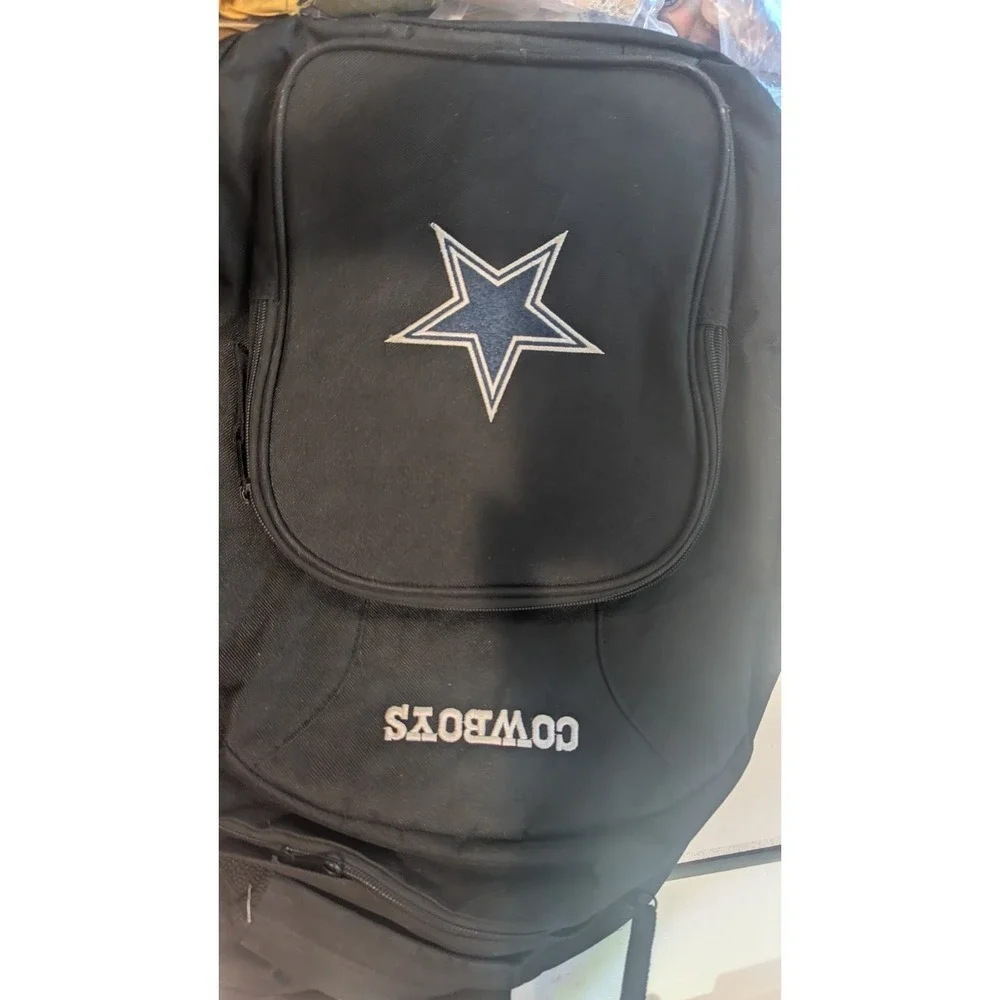 Dallas Cowboys Backpack Mini  NFL  Bag Pack Black Logo Daypack